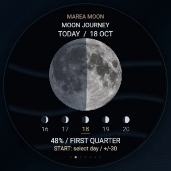 MAREA Moon: viaggio tra le fasi, trenta giorni prima e dopo